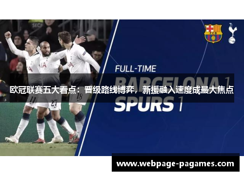 欧冠联赛五大看点：晋级路线博弈，新援融入速度成最大焦点